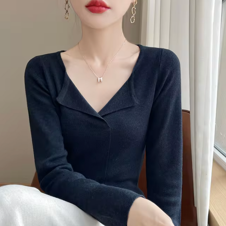 Levoire | Pull En Cachemire Pour Femmes Bleu marine