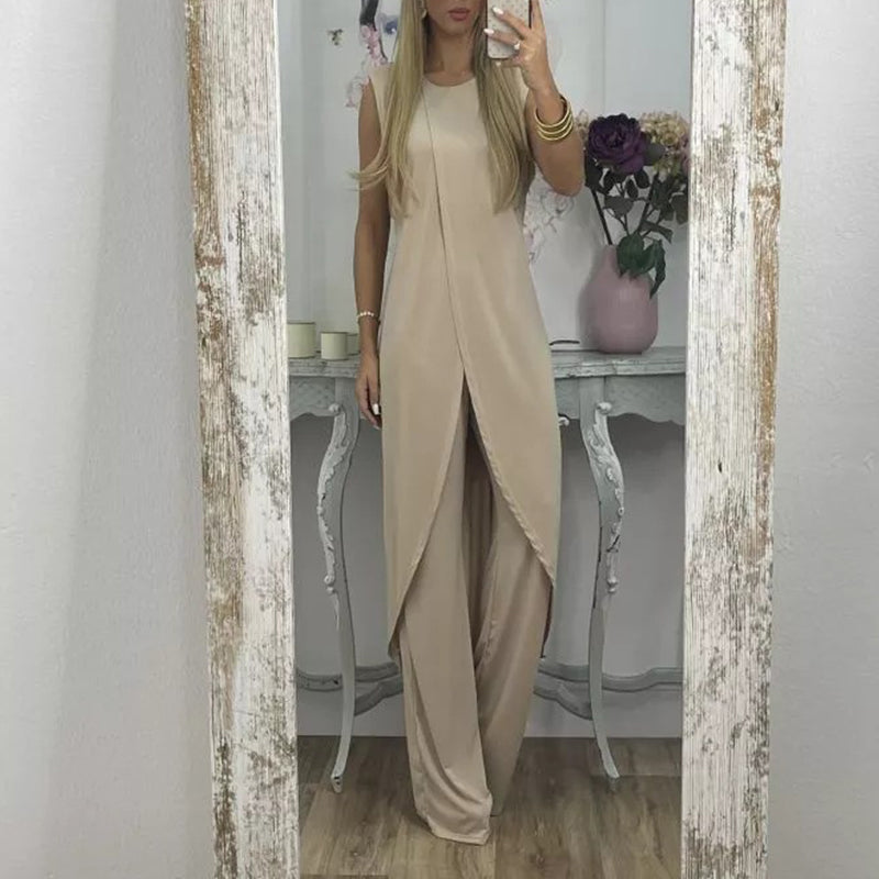 Levoire | Ensemble Élégant En Deux Pièces Avec Un Design Sophistiqué Beige