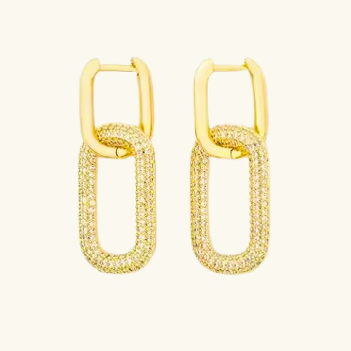 Levoire | Boucles D'Oreilles Carrées Élégantes Avec Une Finition Soignée Or 33 mm