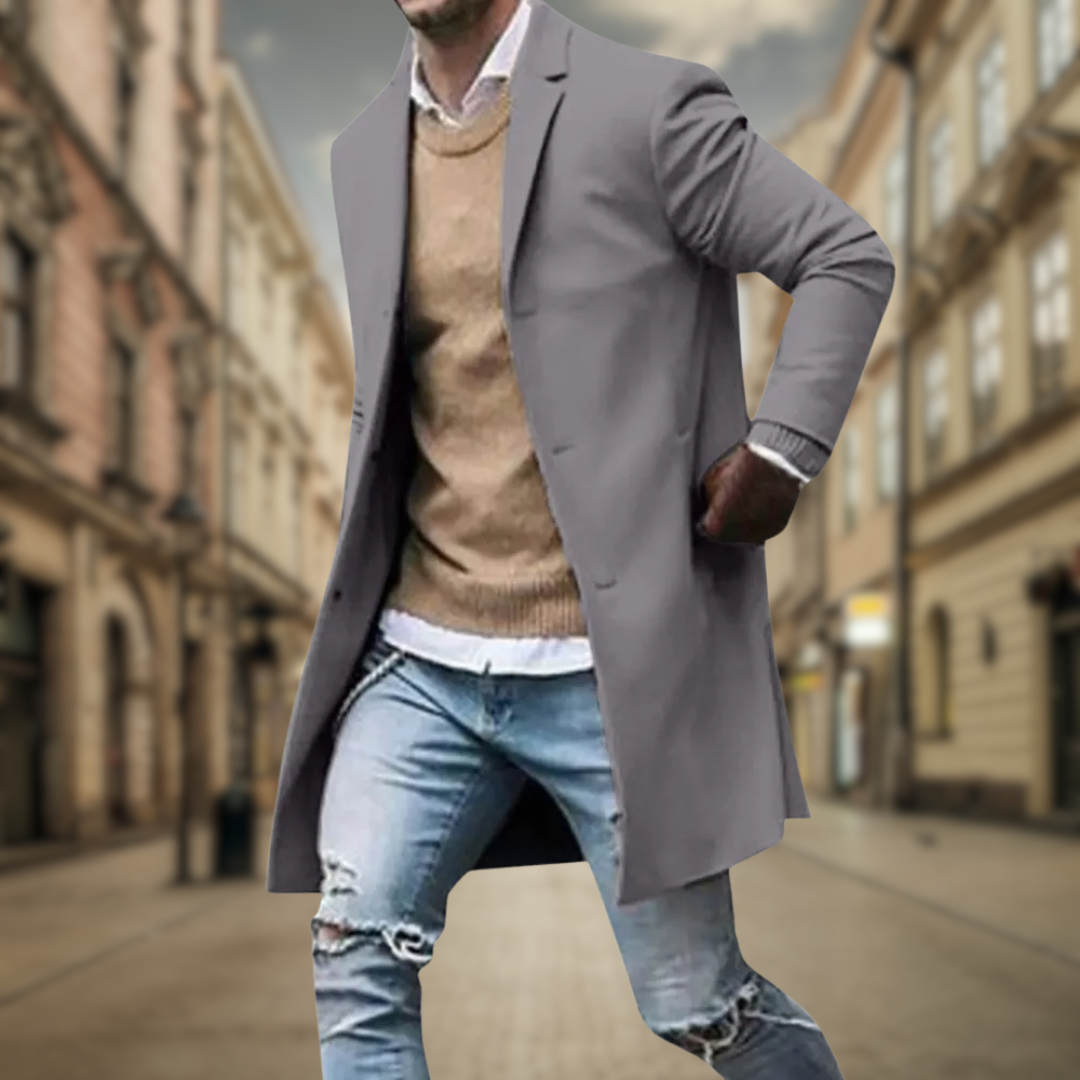 Levoire | Manteau d'automne élégant Gris