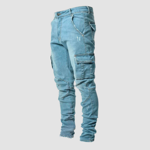 Levoire | Cargo Jeans Hommes Ultra Stretch