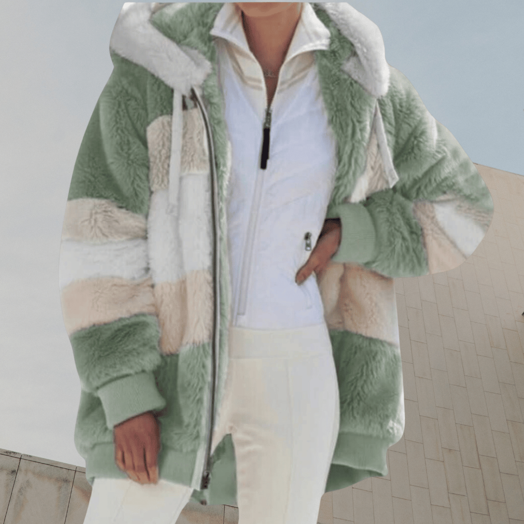 Levoire | Veste En Fleece Douce Pour Les Jours Froids Vert