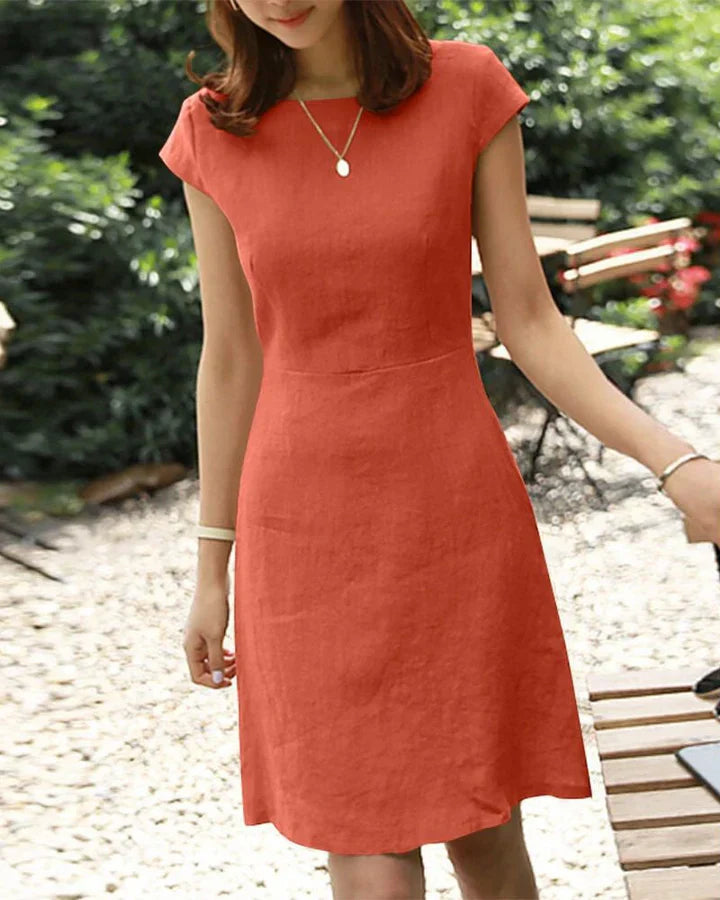 Levoire | Robe D'Été Avec Des Manches Délicates