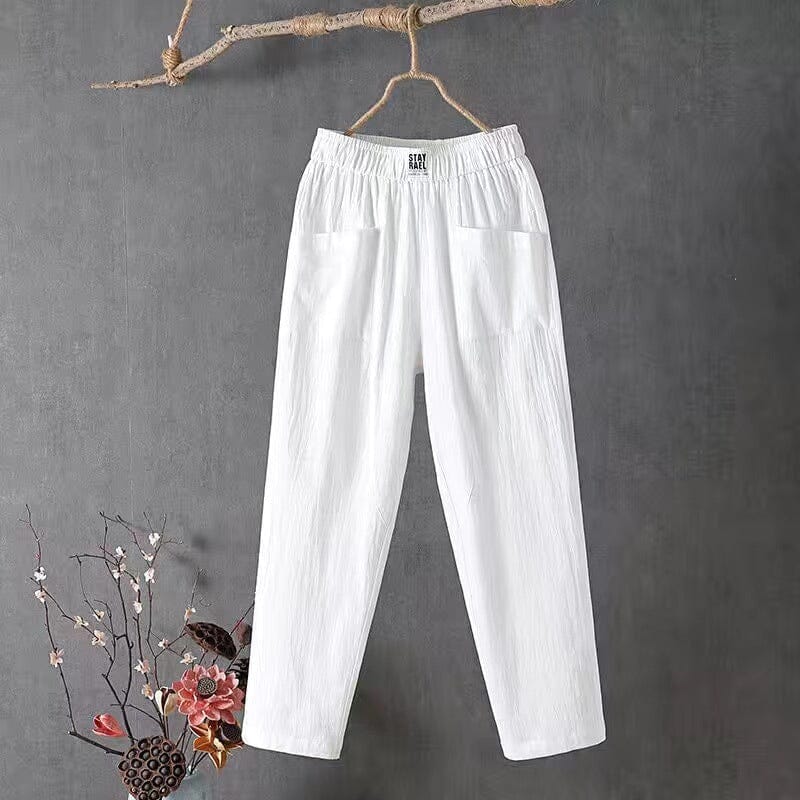 Levoire | Pantalon En Lin Chic Blanc
