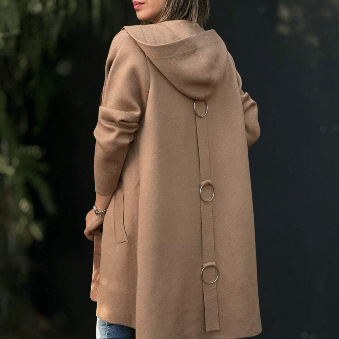 Levoire | Manteau À Capuche Sans Mélange Café