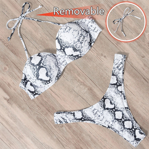 Levoire | Lara Bikini Reine De La Jungle - Sans Bretelles Et Sexy