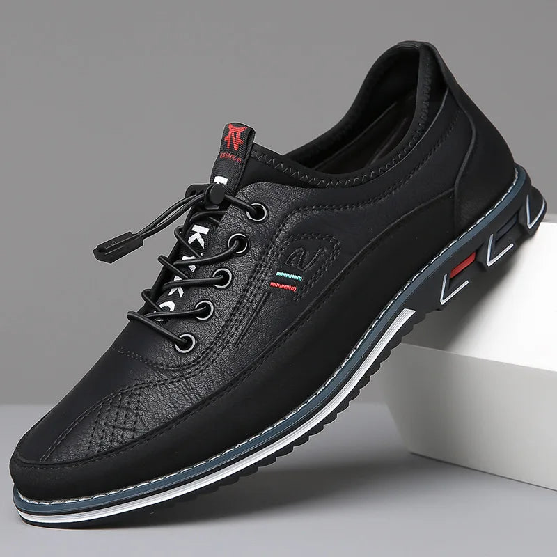Levoire | Chaussures De Mode Épaisses Pour Hommes Noir