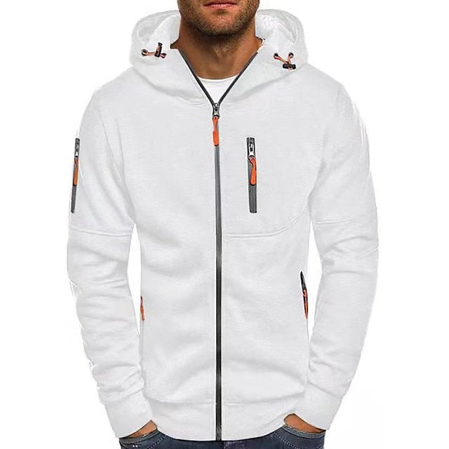 Levoire | Capuche Et Fermeture Éclair Tendance Blanc