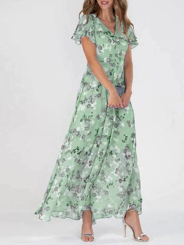 Levoire | Robe Aérée Vert