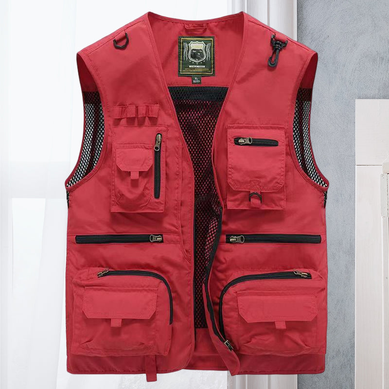 Levoire | Sac De Ceinture Mesh Poche Tactique Gilet Rot