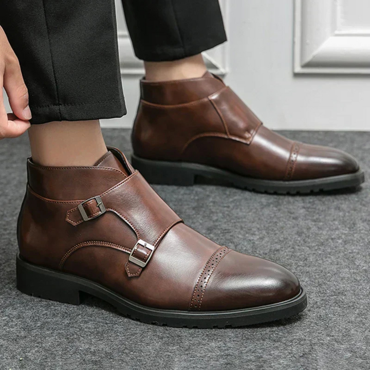 Levoire | Bottes À Double Sangle Pour - Hommes - À Enfiler Marron