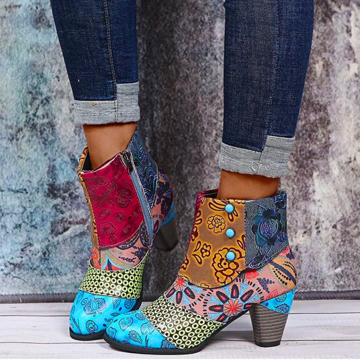 Levoire | Bottes À Talons Élégantes Bleue