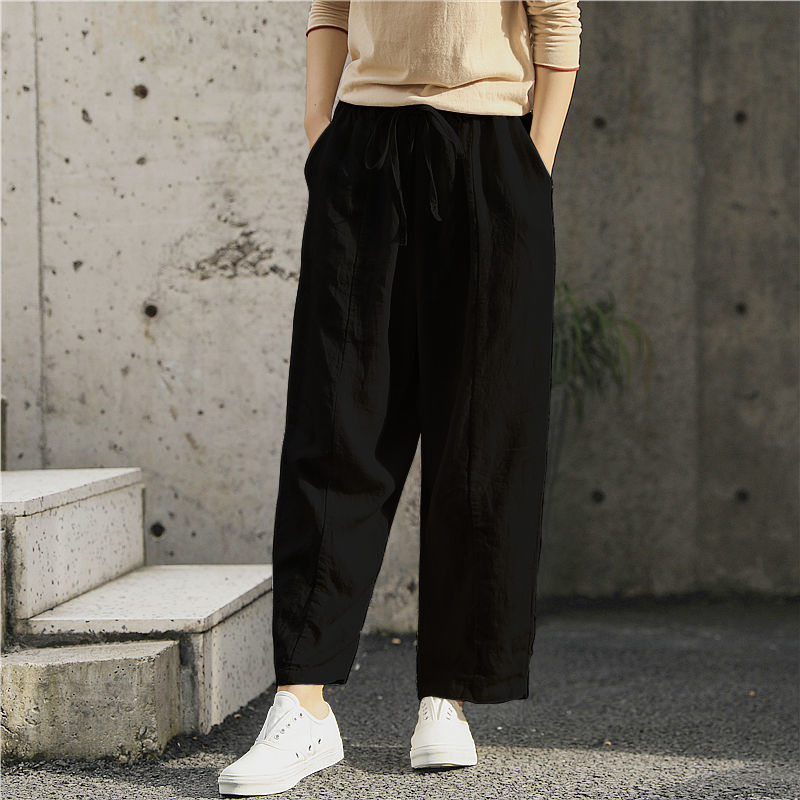 Levoire | Pantalon De Loisirs Contrasté Pour L'Été Noir