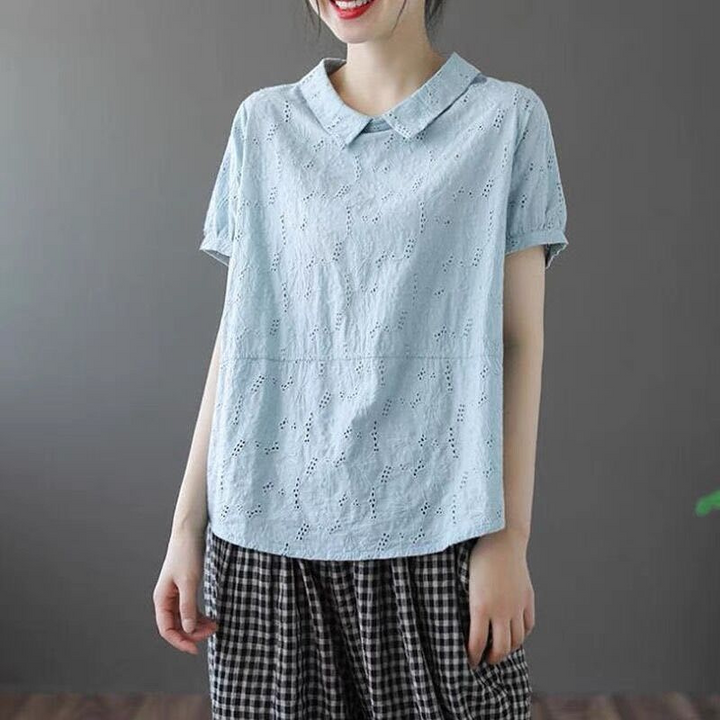 Levoire | Top Sans Manches Court FR Femmes Bleu clair