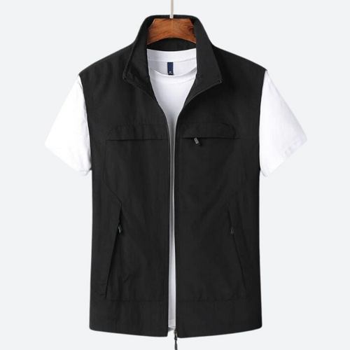 Levoire | Gilet élégant pour hommes avec fermeture éclair