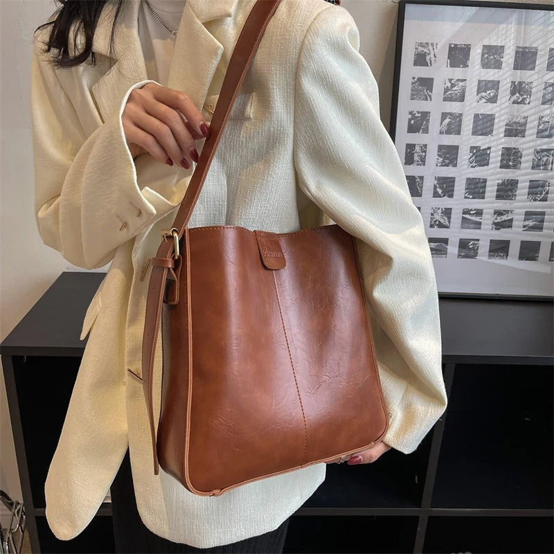 Levoire | Ensemble De Sacs Pour Femmes Petits Grands Braun 27x27x9cm