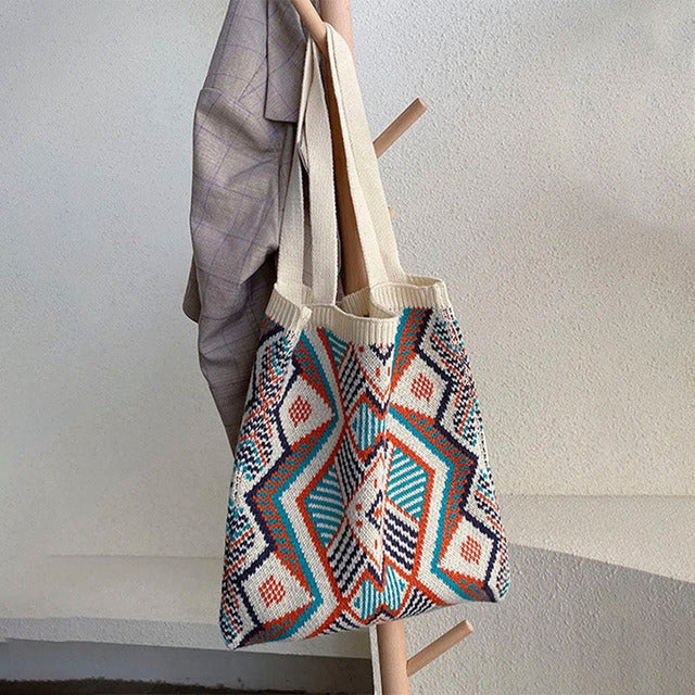 Levoire | Sac Tricoté Géométrique