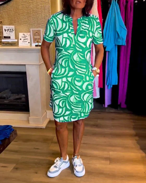 Levoire | Robe Femme Colorée Vert