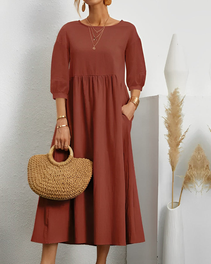Levoire | La Robe D'Été Idéale Dans Un Style Chic Orange