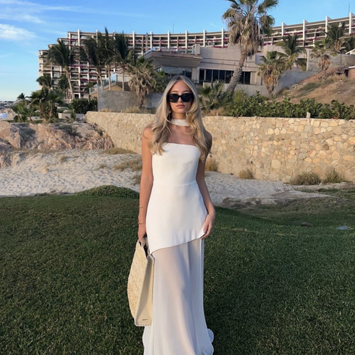 Levoire | Robe D'Été Élégante Et Asymétrique Pour Invitée De Mariage - Maxi