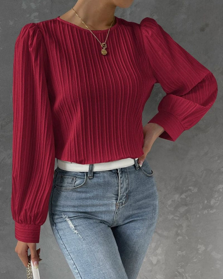 Levoire | Élégante Chemise Pour Femmes Avec Des Manches Ballon