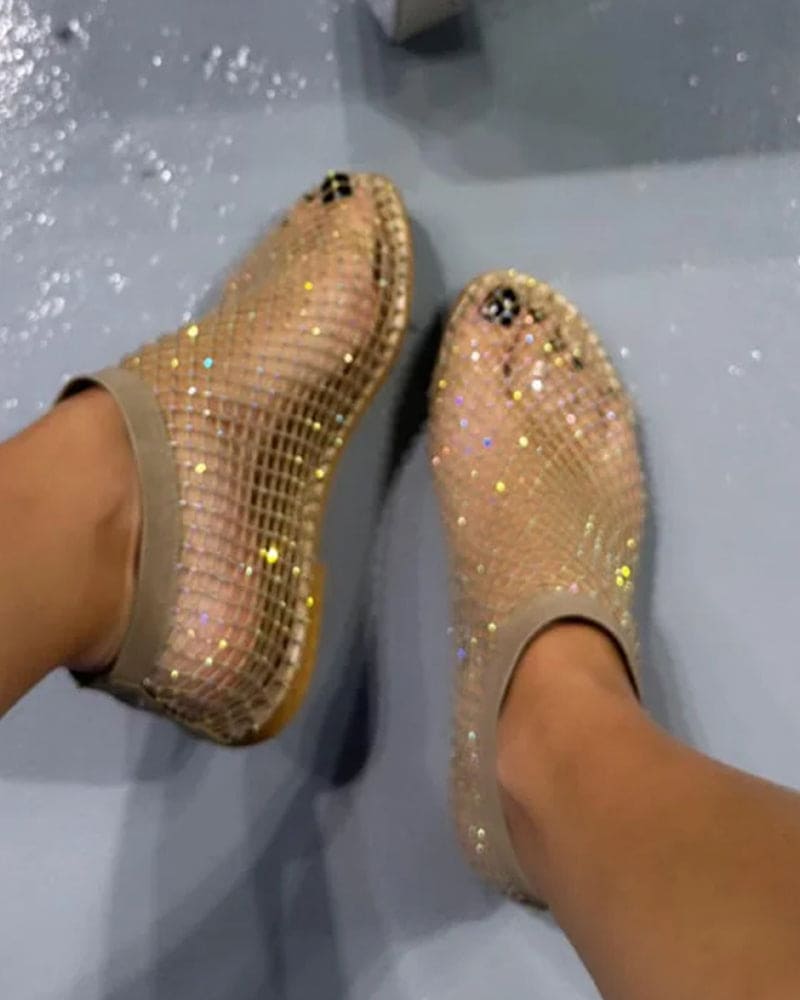 Levoire | Ballerines Brillantes Élégantes