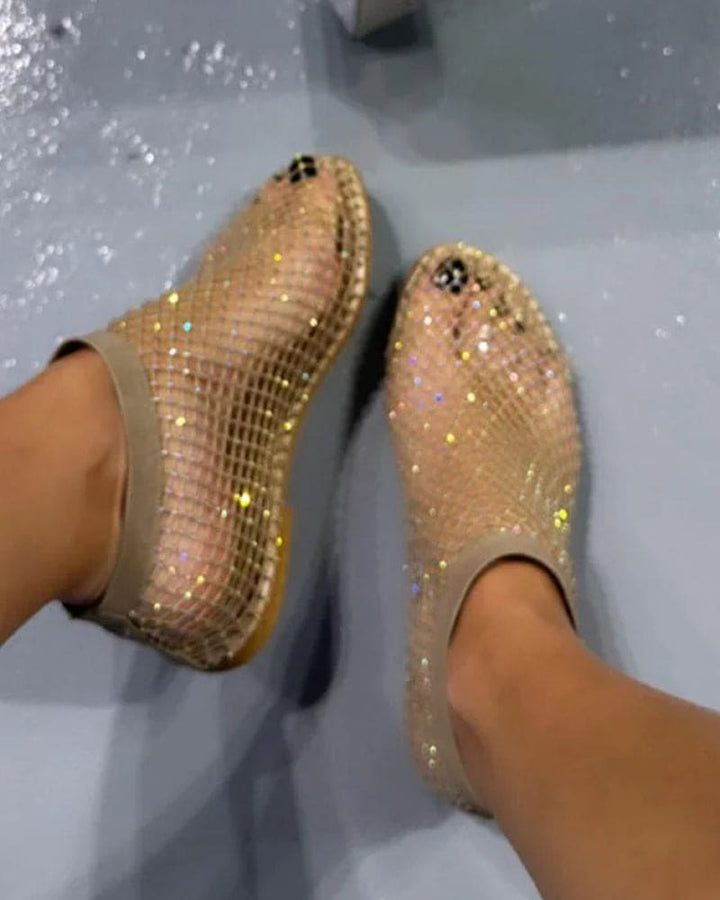 Levoire | Ballerines Brillantes Élégantes