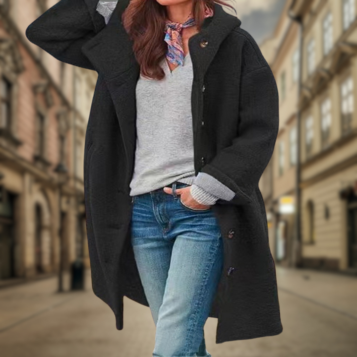 Levoire | Manteau d'automne élégant Nero