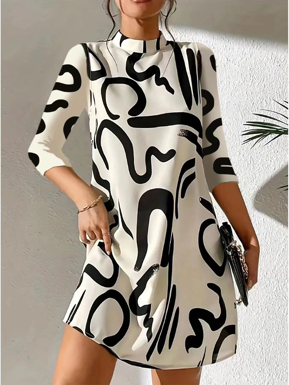Levoire | Robe Confortable Convient Pour Toute Occasion Blanc
