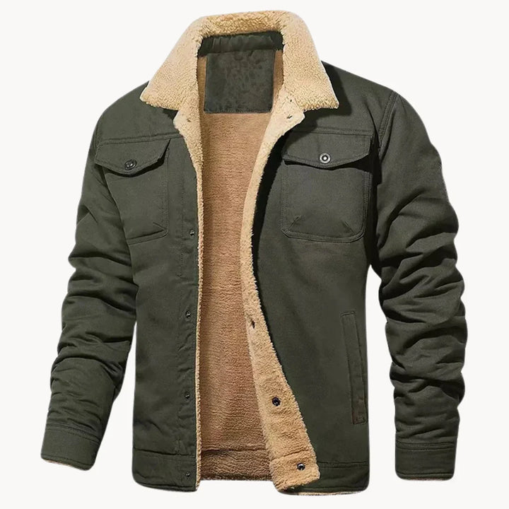 Levoire | Veste bomber à coupe moderne Vert foncé