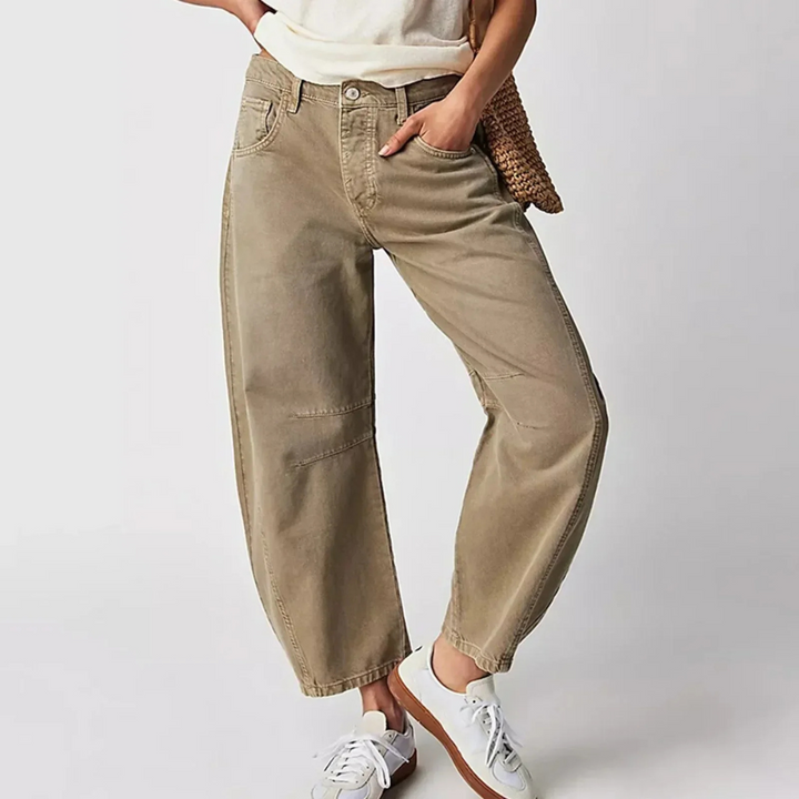 Levoire | Jeans Confortables Pour Femmes Beige