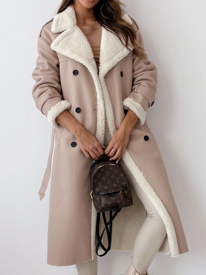 Levoire | Manteau général tailleur et élégant Abricot