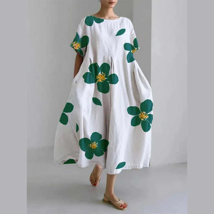 Levoire | Robe courte à motif floral LX77