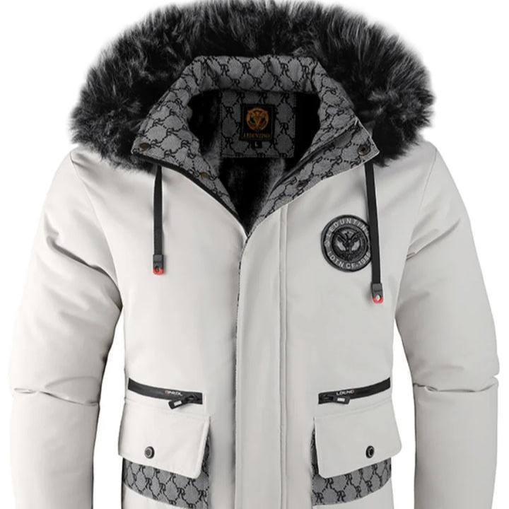 Levoire | Veste à capuche à manches longues avec poches profondes Blanc