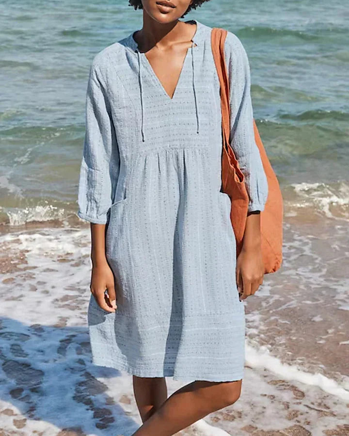 Levoire | Robe De Loisirs En Style Bohème Bleu