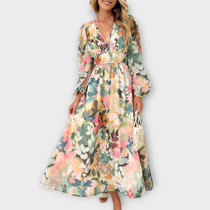 Levoire | Élégant Ensemble Floral Vert