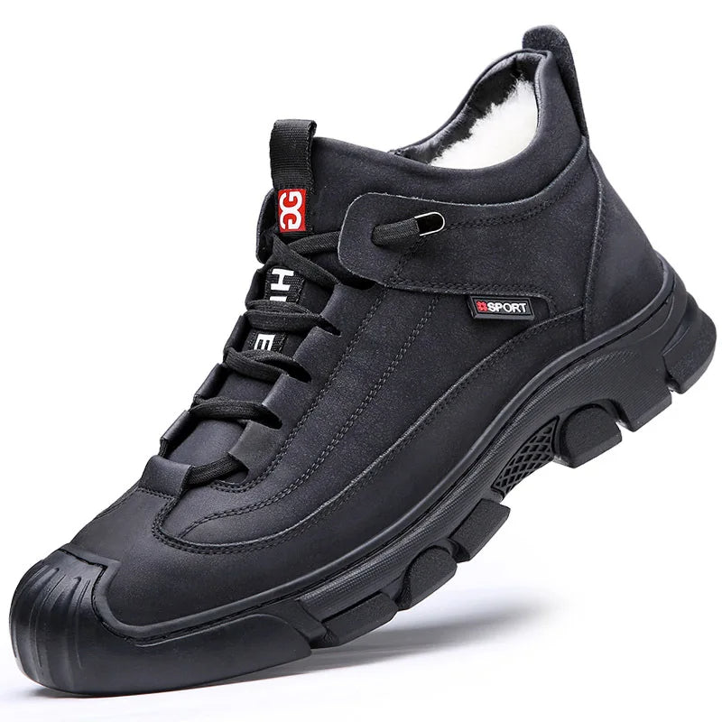 Levoire | bottes chaudes et confortables Noir