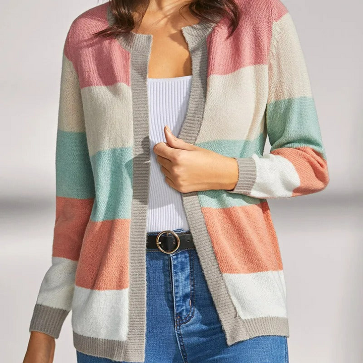 Levoire | Chaud Cardigan Femmes Long Rosa