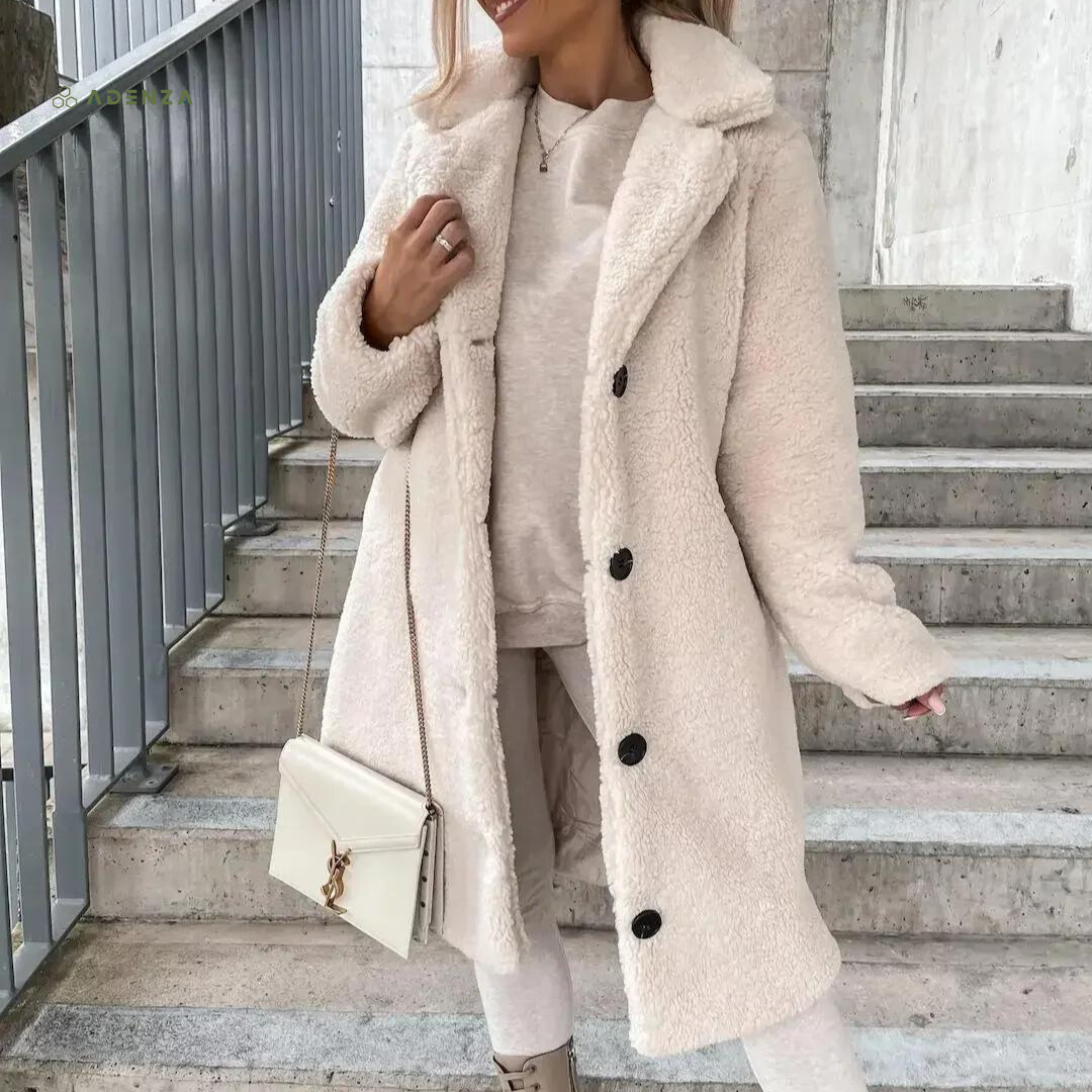 Levoire | Manteau Long Élégant Pour Femme Abricot