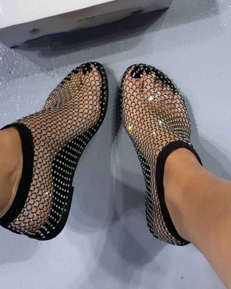 Levoire | Ballerines Brillantes Élégantes