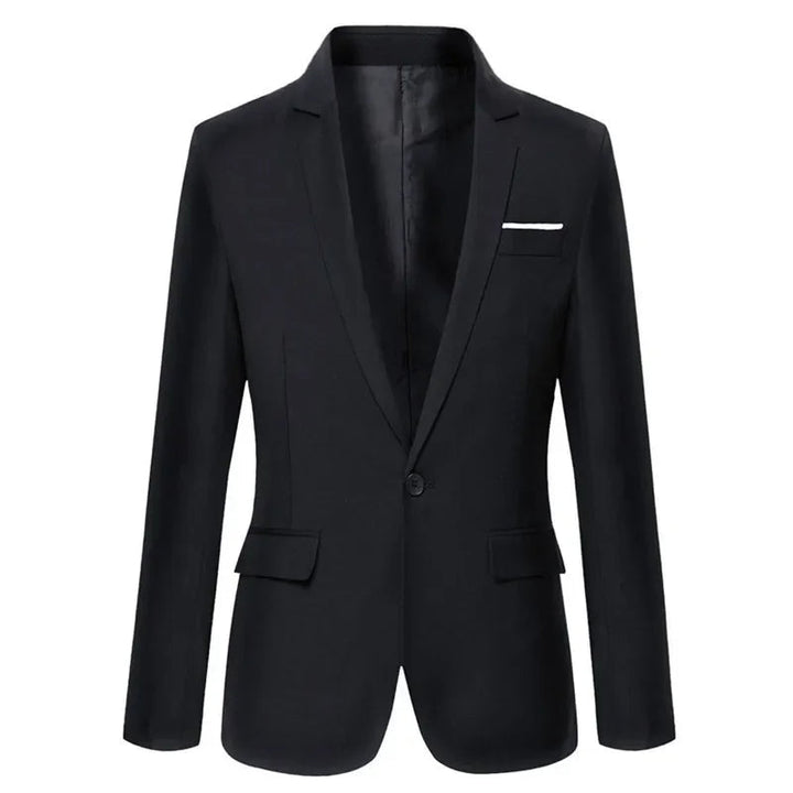 Levoire | Blazer Slim Fit Élégant pour Hommes Noir