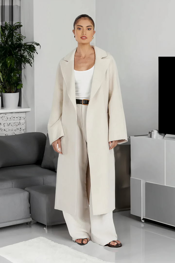 Levoire | Manteau Long FR Femmes Chic FR L'Hiver Beige