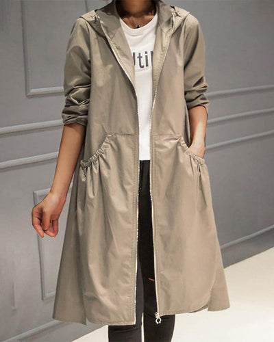 Levoire | Veste Mi-Longue À Capuche Style Coréen