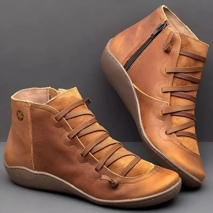 Levoire | Bottes confort pour la pluie et le terrain Braun