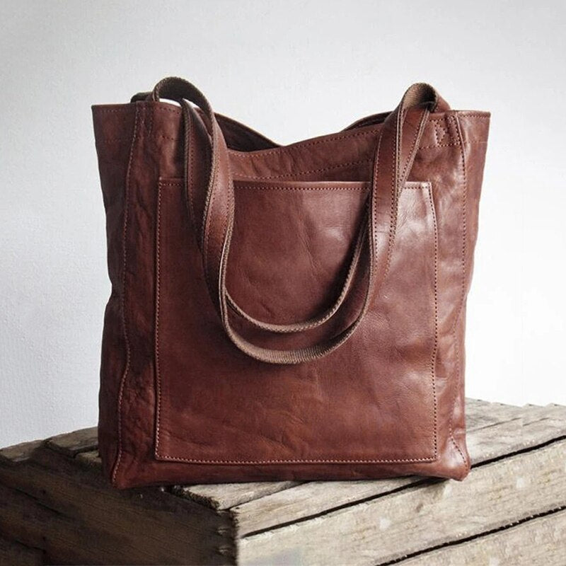 Levoire | Sac À Main Intemporel Pour Femmes Marron foncé Une taille