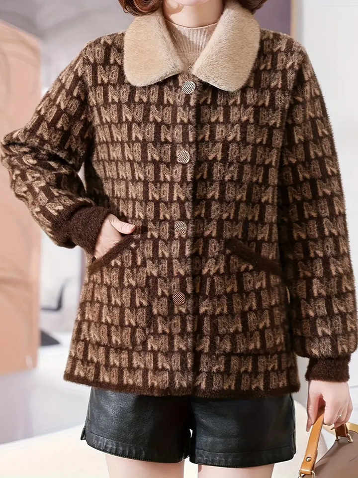 Levoire | Veste Femme Avec Imprimé Intégral Veste Chic et Unique Pour Femmes XL