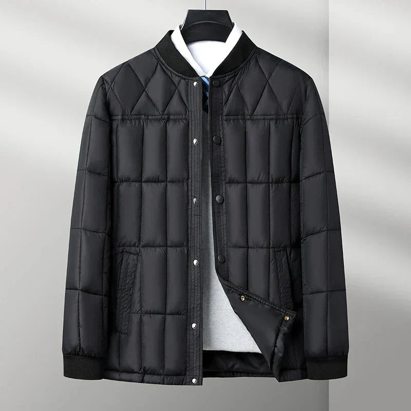 Levoire | Veste en duvet urbaine pour hommes Noir