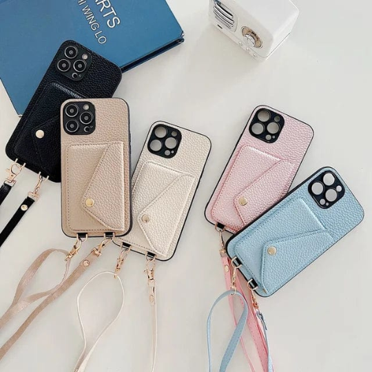 Levoire | Femmes Chic Housse de Téléphone Crossbody avec Corde pour Femmes