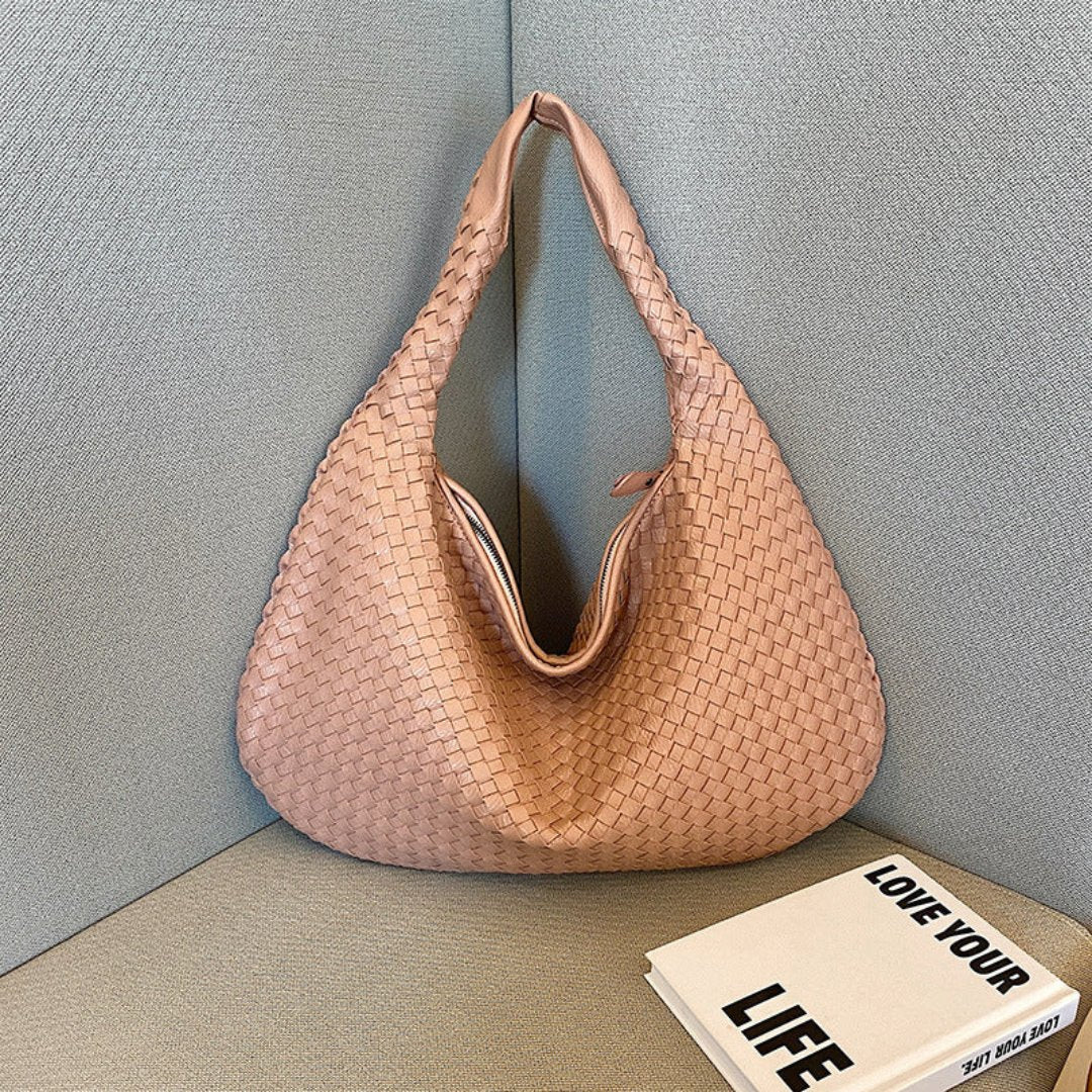 Levoire | Sac bandoulière tissé pour femmes Rose