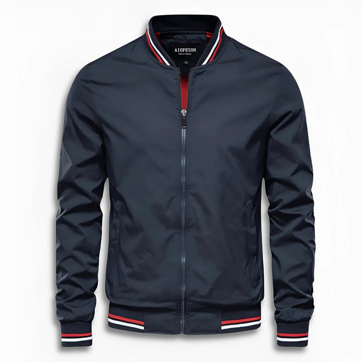 Veste de transition décontractée pour hommes avec surface déperlant et col montant Avriane